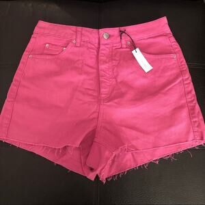 Topshop denim mom shorts